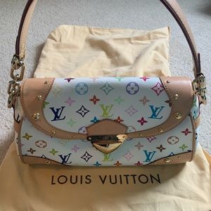 Authentic Louis Vuitton multi colored monogrammed purse
